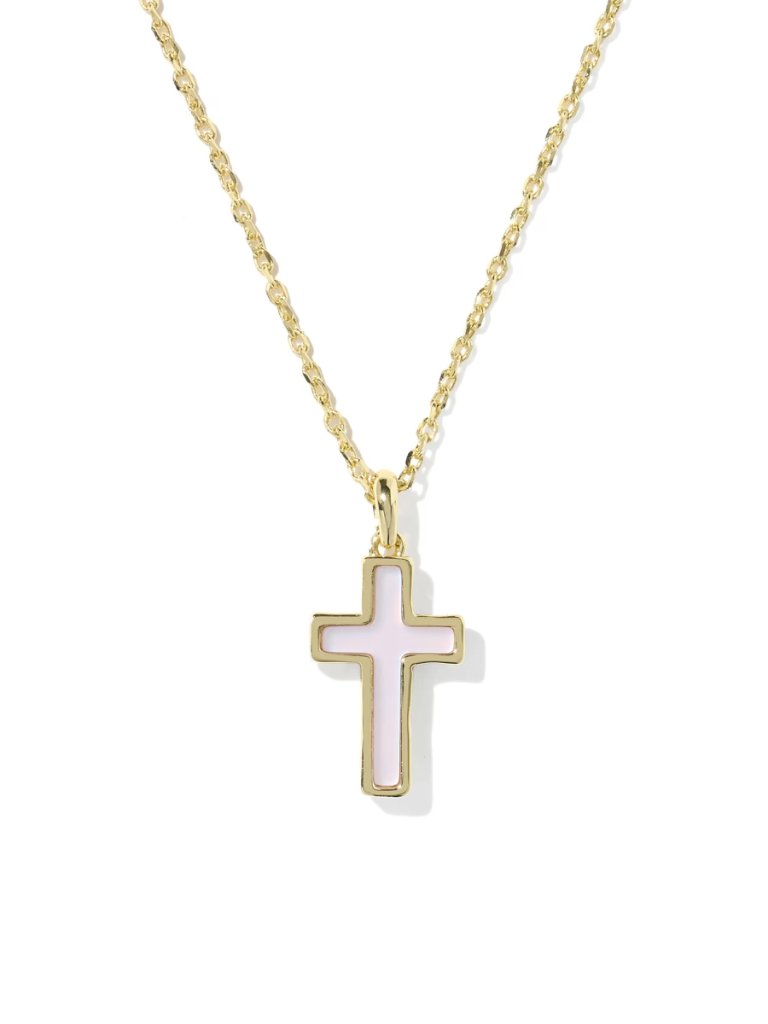 Cross Gold Pendant Necklace 40$